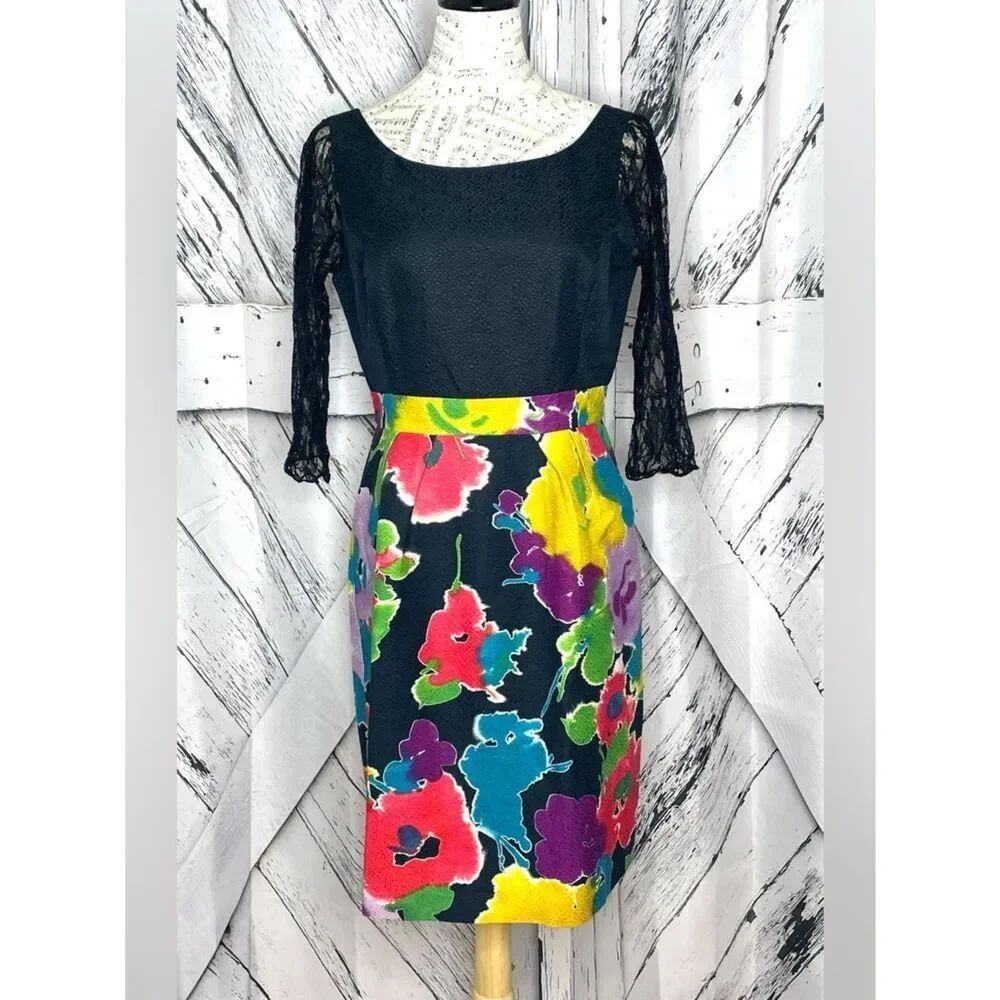 Anthropologie Mirror Of Venus Dark Bloom Dress 10